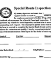 Special Route Inspection Request Form